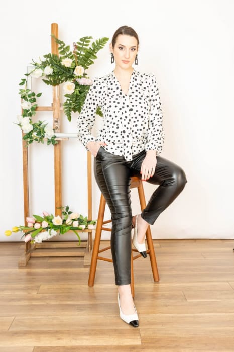 Pantaloni damă negru