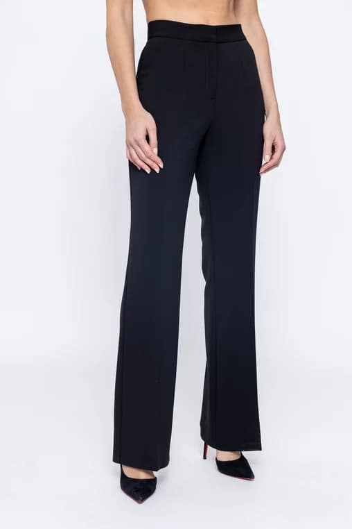 Pantaloni Caramel evazați stofă Melina P2501 - imagine 2