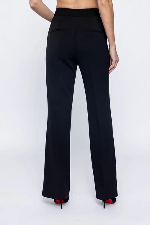 Pantaloni Caramel evazați stofă Melina P2501 - imagine 4