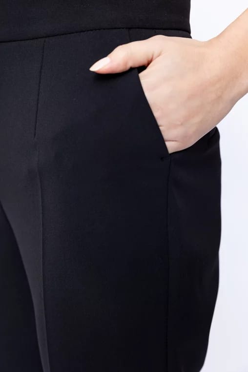 Pantaloni Caramel evazați stofă Melina P2501 - imagine 3
