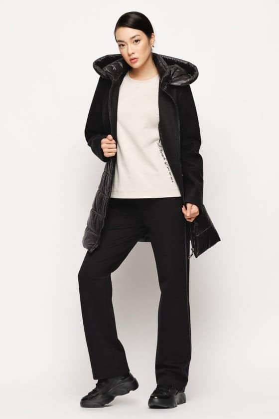 Geaca dama din stofa cu fas - imagine 4