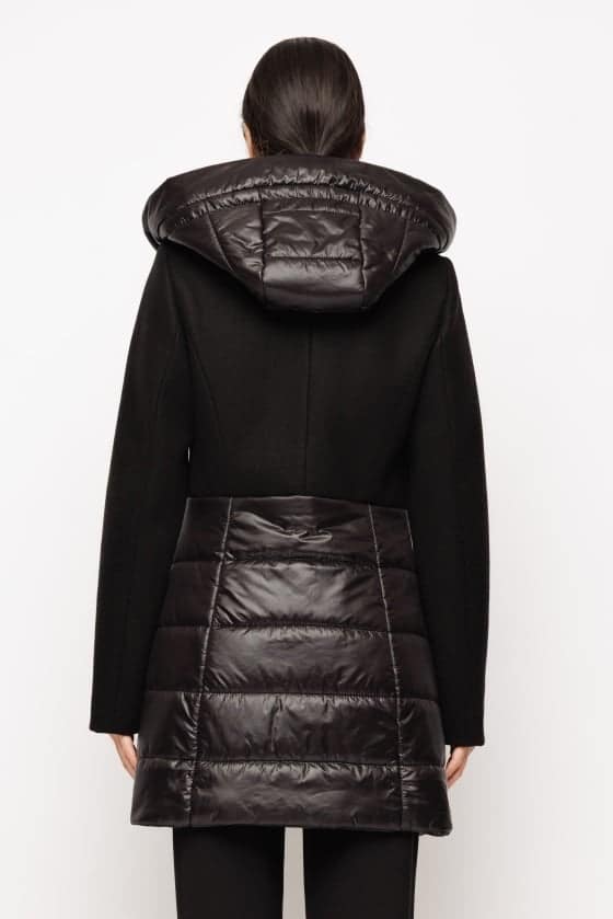 Geaca dama din stofa cu fas - imagine 5