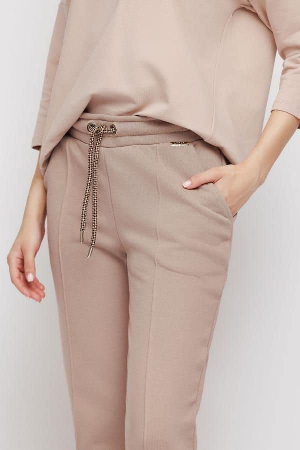 Pantaloni dama jogger conici - imagine 3