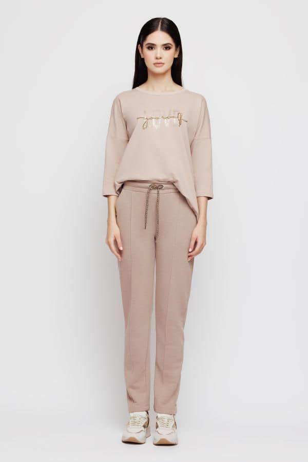 Pantaloni dama jogger conici - imagine 4