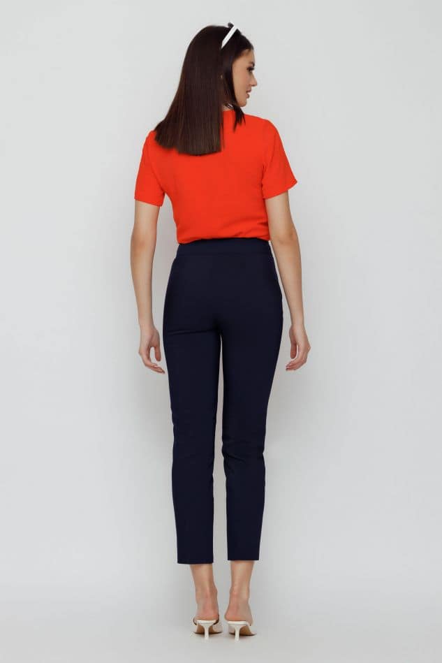 Pantaloni damă conici cu nasturi - imagine 3