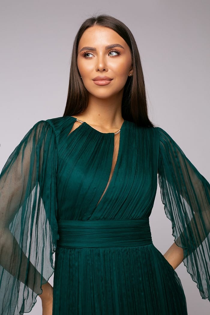 Rochie din mătase naturală Ginette - imagine 2