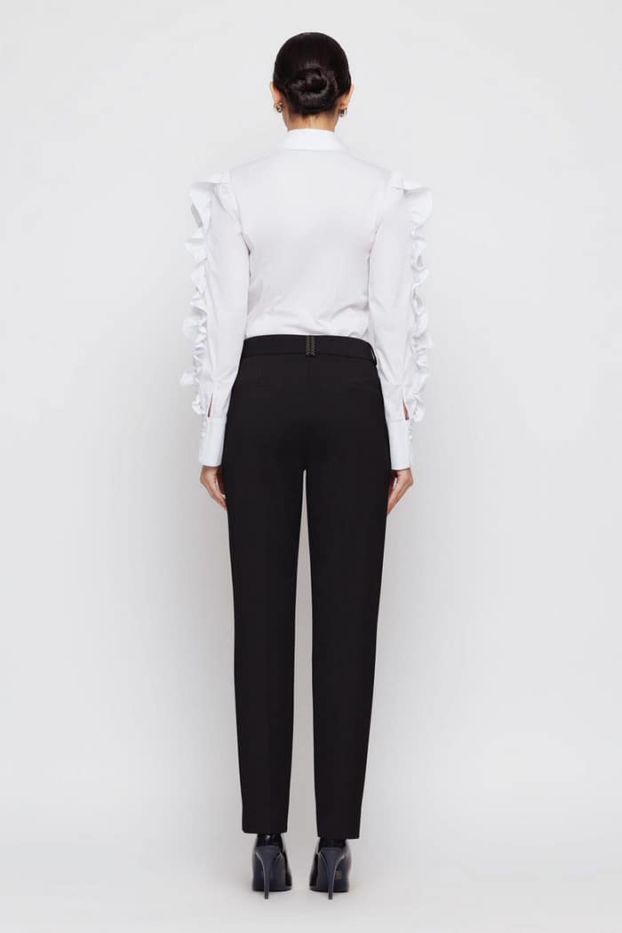 Pantaloni dama negri conici - imagine 3