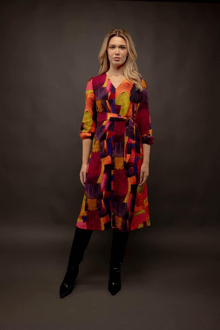 Rochie casual GART cu imprimeu - imagine 4