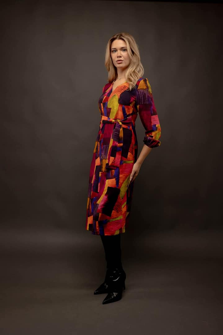 Rochie casual GART cu imprimeu - imagine 3