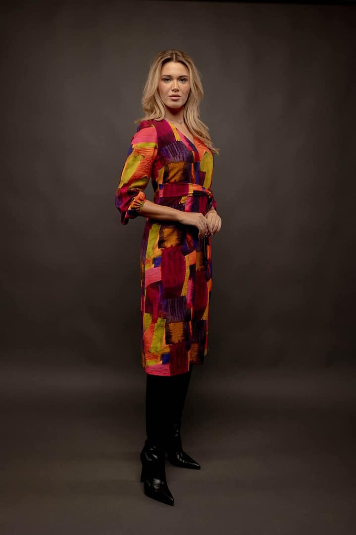 Rochie casual GART cu imprimeu - imagine 2