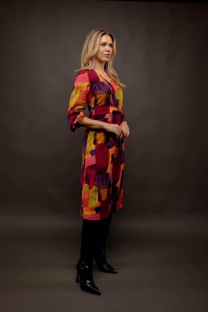 Rochie casual GART cu imprimeu - imagine 5