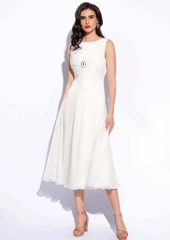 Rochie alba de cununie - imagine 2