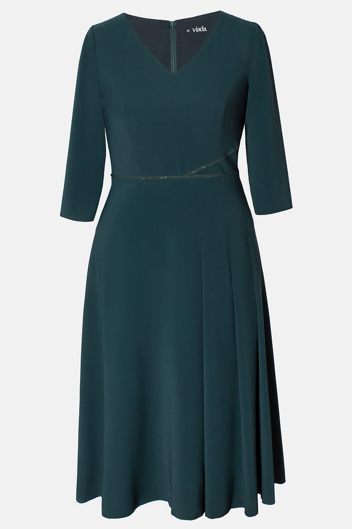 Rochie eleganta verde - imagine 2