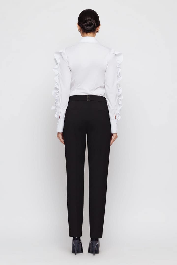 Pantaloni dama negri conici - imagine 3
