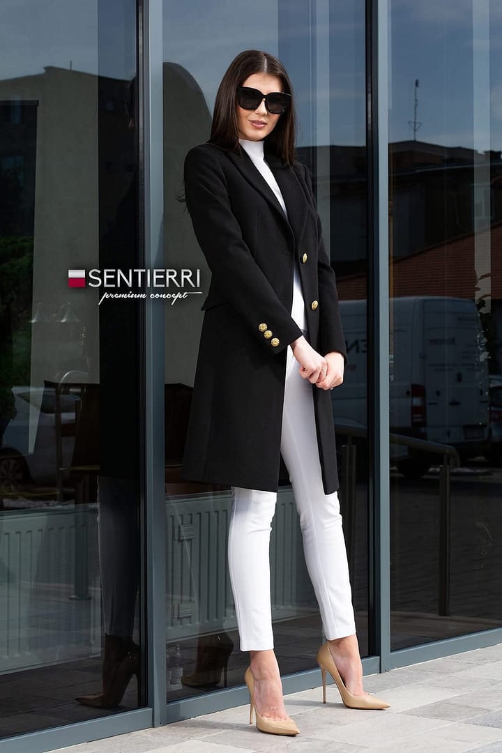 Palton elegant Sentierri - imagine 2